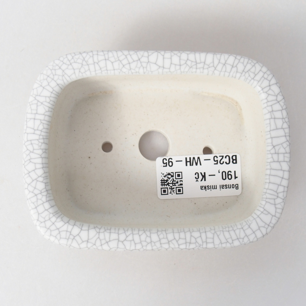 Ciotola bonsai in ceramica 11 x 11 x 7 cm, colore raku