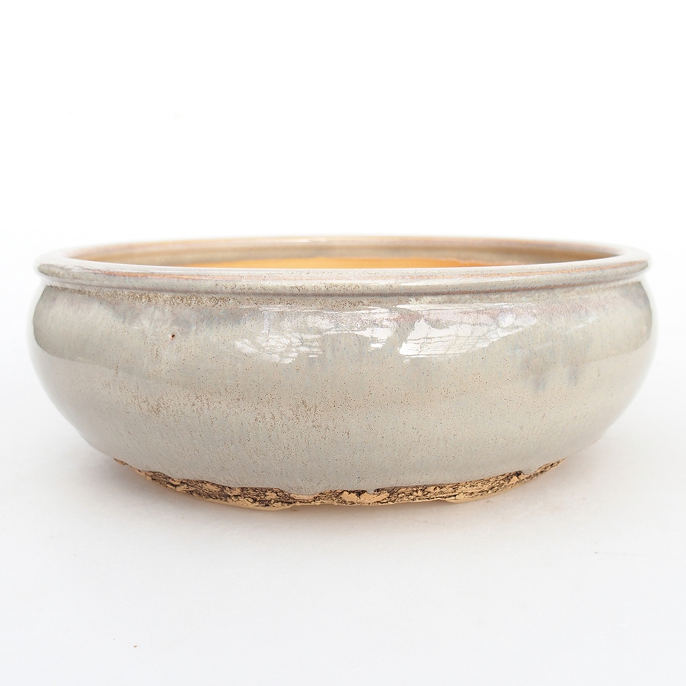 Ciotola bonsai in ceramica 20,5 x 20,5 x 7 cm, grigio