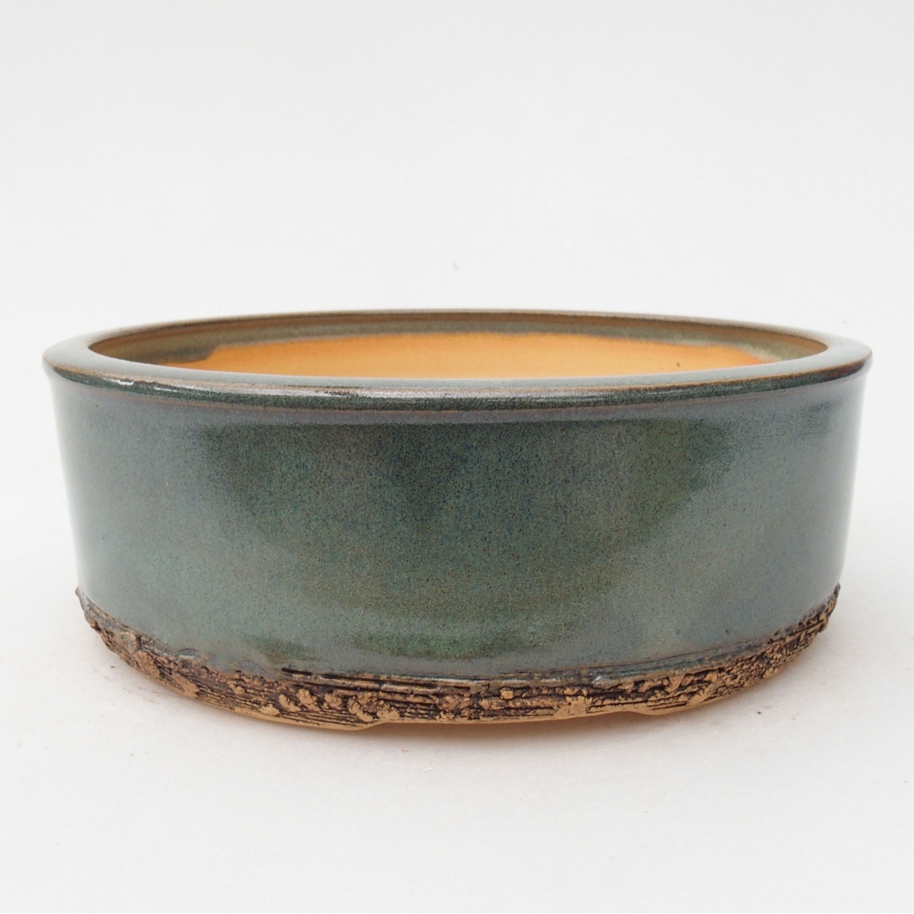 Ciotola bonsai in ceramica 17 x 17 x 6 cm, verde