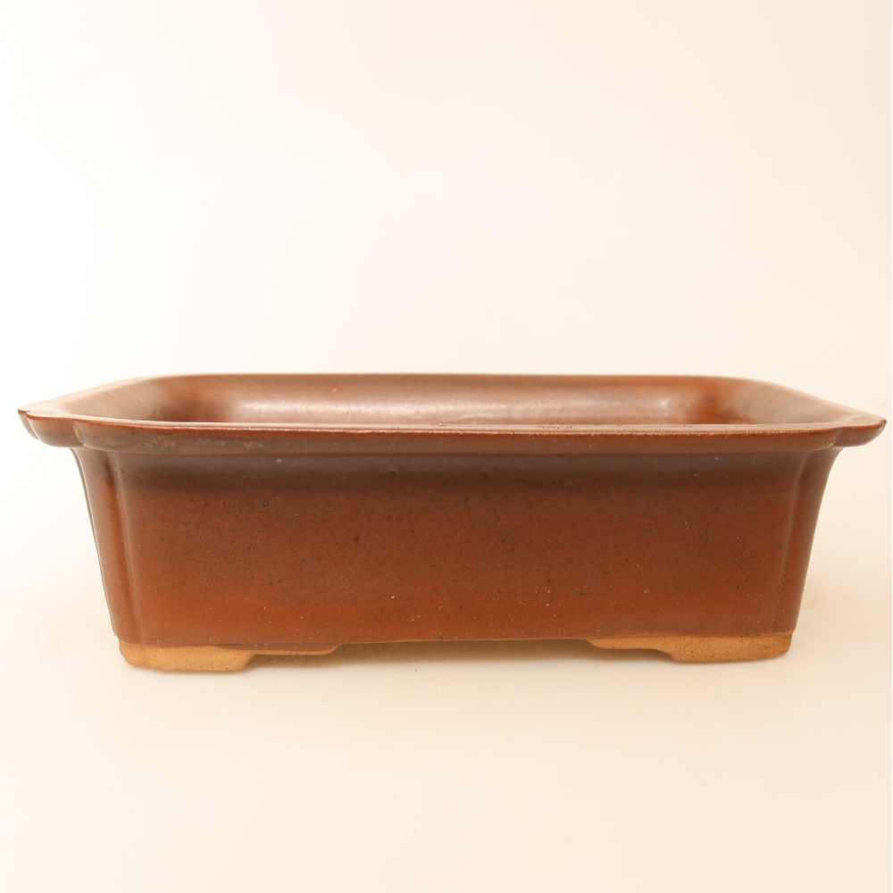 Ciotola in ceramica  20 x 15,5 x 5,5 cm, colore marrone