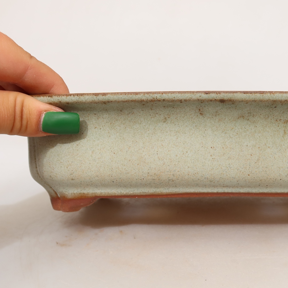 Ciotola in ceramica  24 x 17 x 6 cm, colore beige