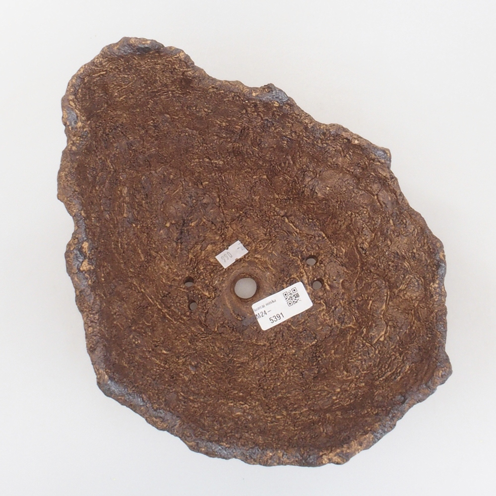 Conchiglia in ceramica 22 x 20 x 20,5 cm , colore marrone