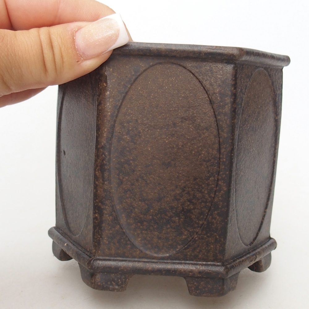 Ciotola 10 x 9 x 9,5 cm marrone ocra