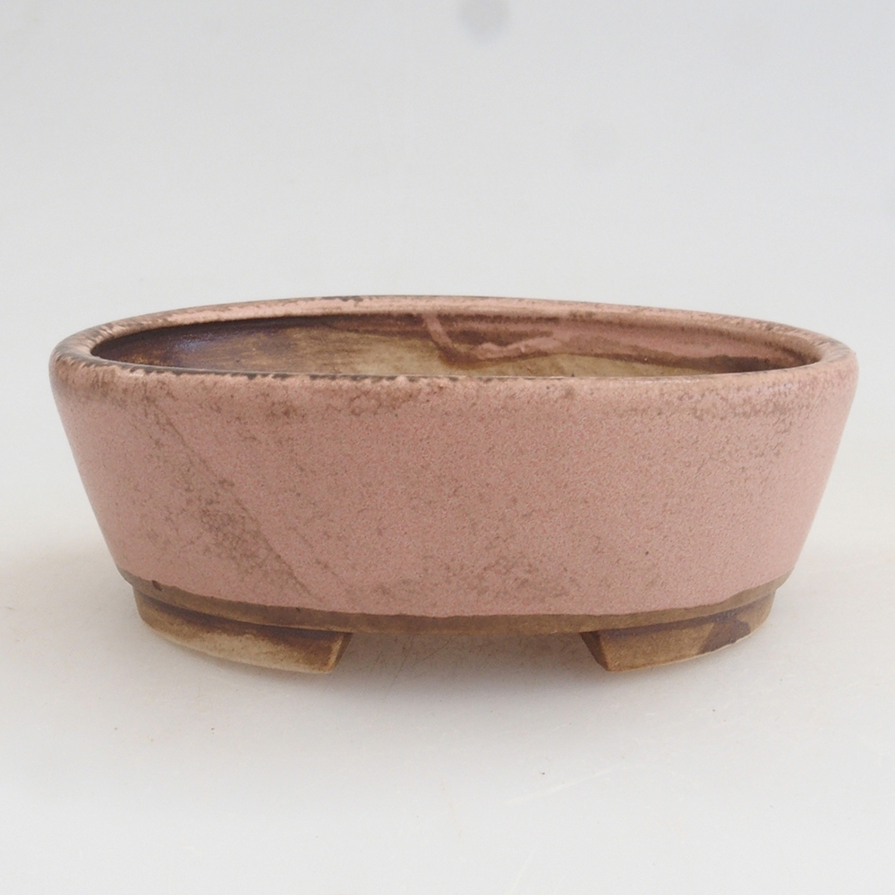 Ciotola per bonsai in ceramica 10 x 8,5 x 4 cm, marrone