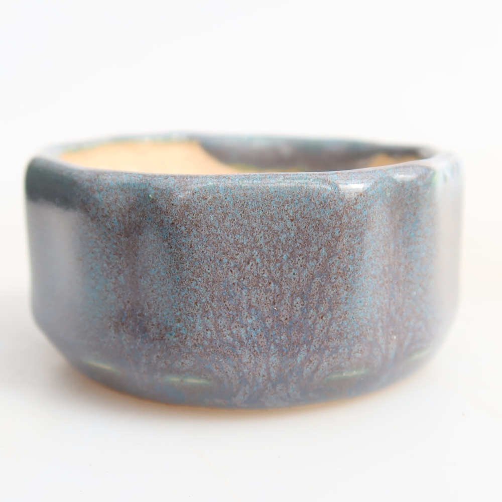 Vaso da bonsai in ceramica 5 x 5 x 2,5 cm, colore grigio