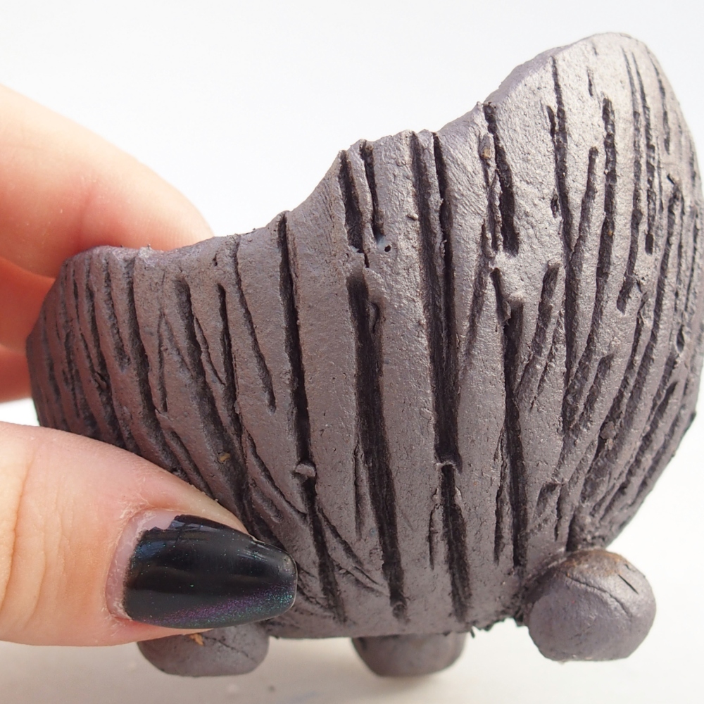 Conchiglia in ceramica 8,5 x 8 x 6,5 cm, colore metallizzato