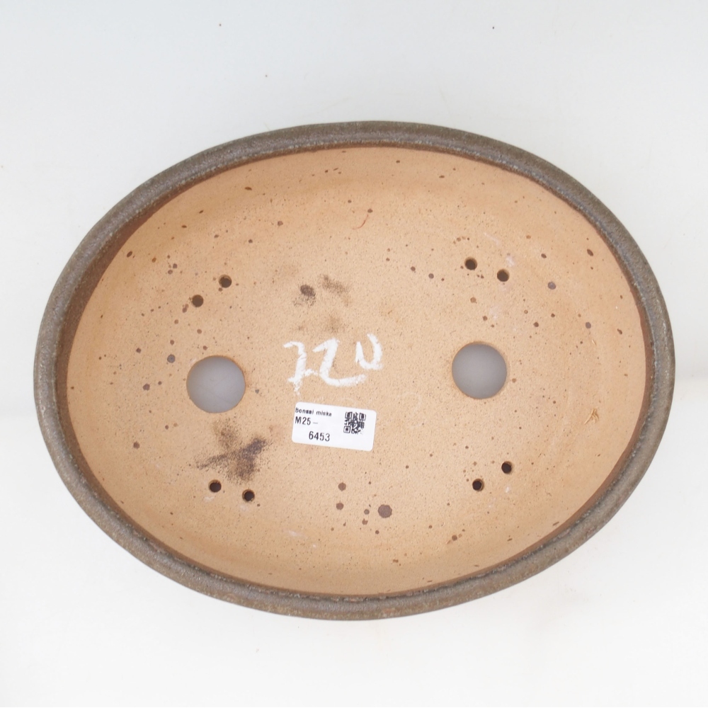 Ciotola per bonsai 28,5 x 22 x 7 cm , colore marrone