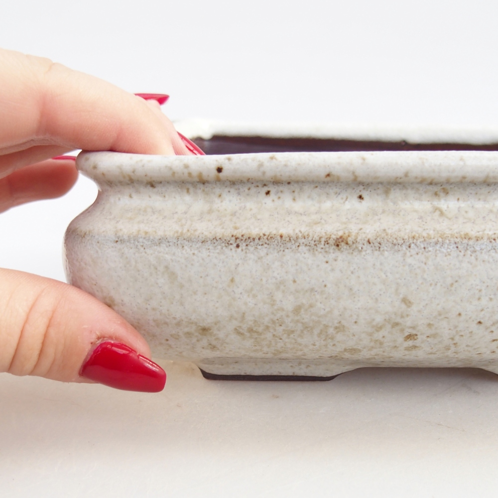 Ciotola bonsai in ceramica 26 x 26 x 8 cm, colore rosso