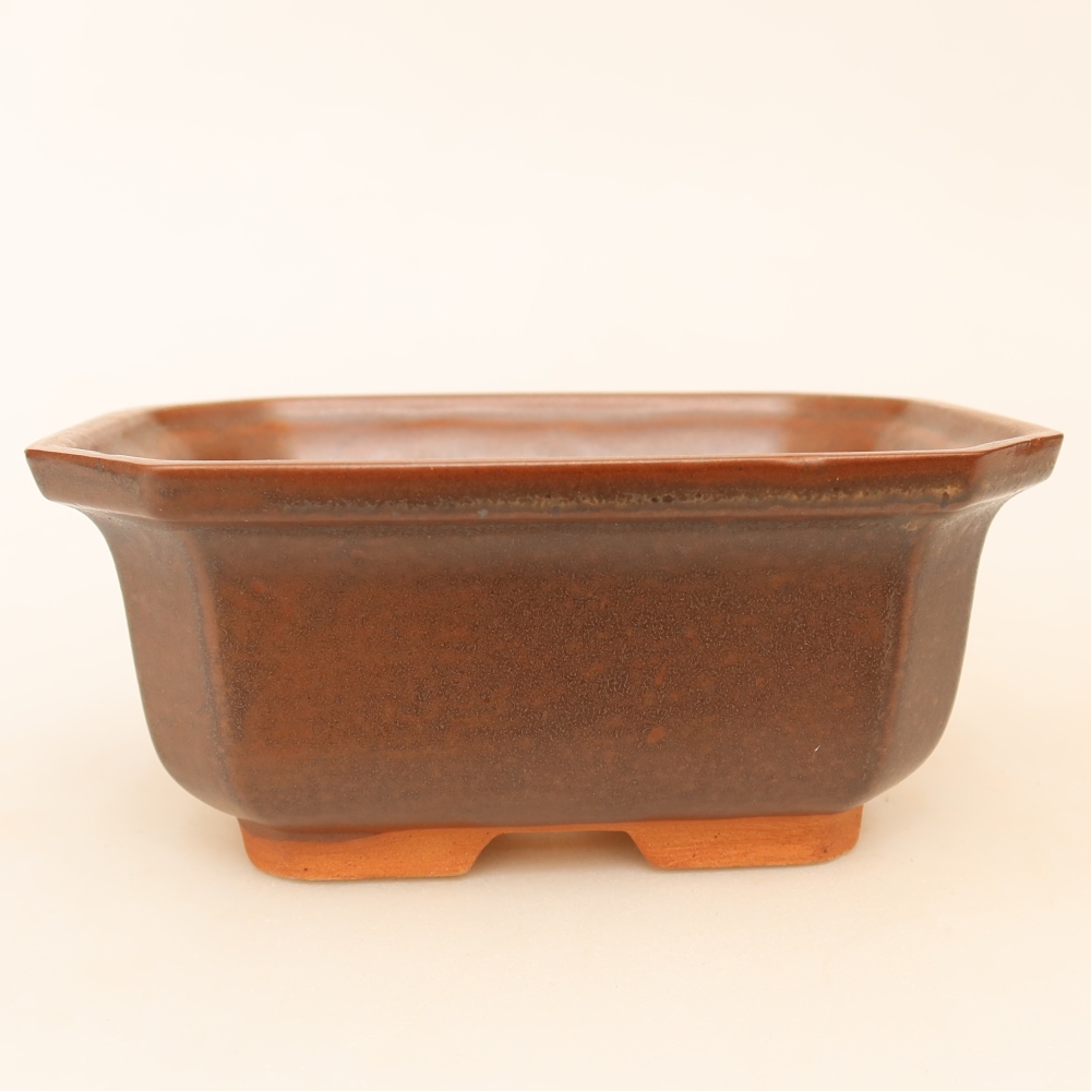 Ciotola in ceramica  15 x 12 x 7 cm, colore marrone