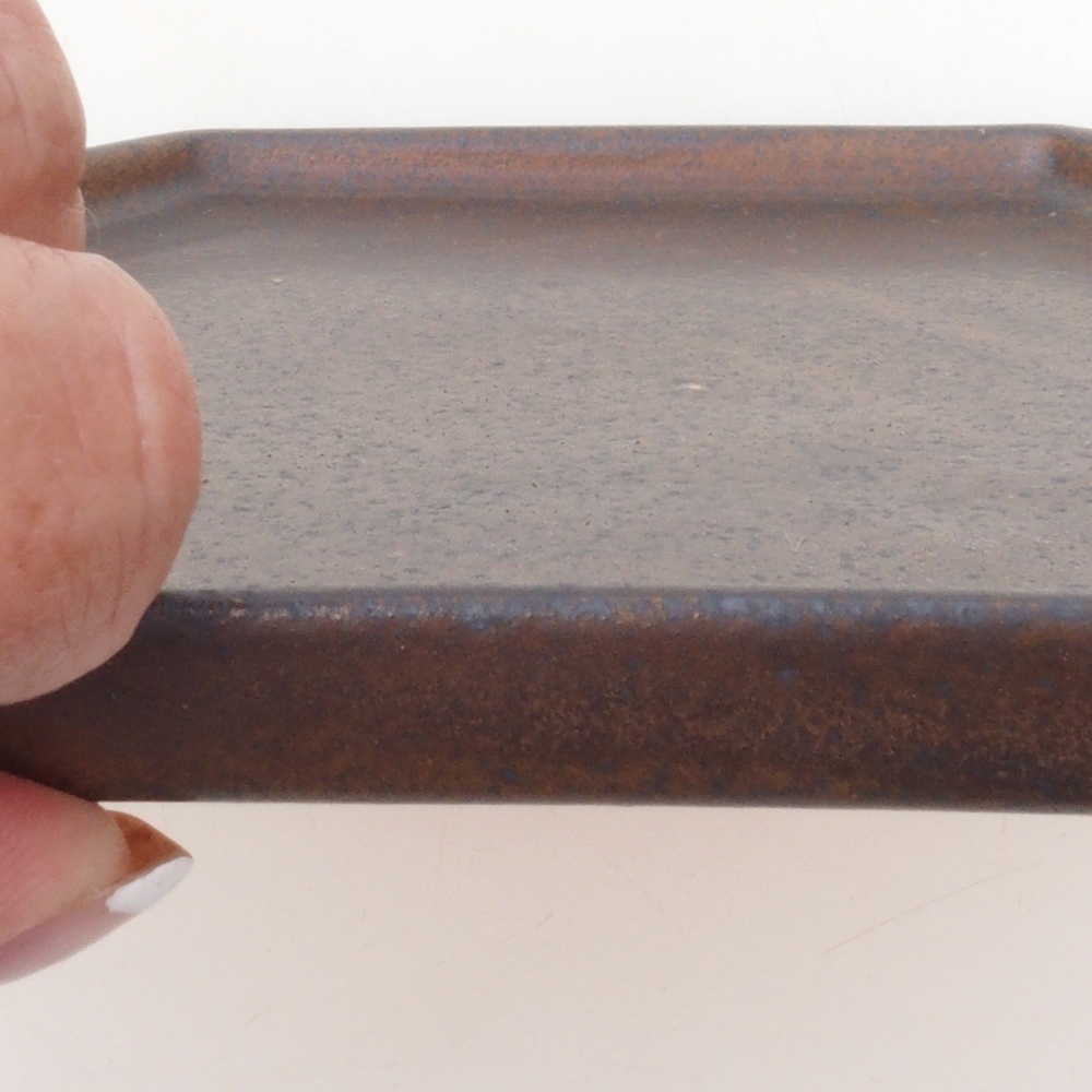 Ciotola in ceramica H53 -18,5 x 17 x 1 cm - marrone