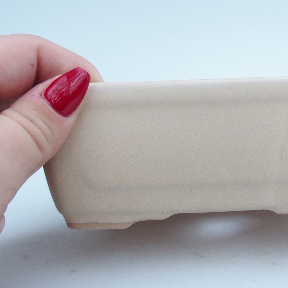 Ciotola bonsai in ceramica 26 x 26 x 8 cm, colore rosso