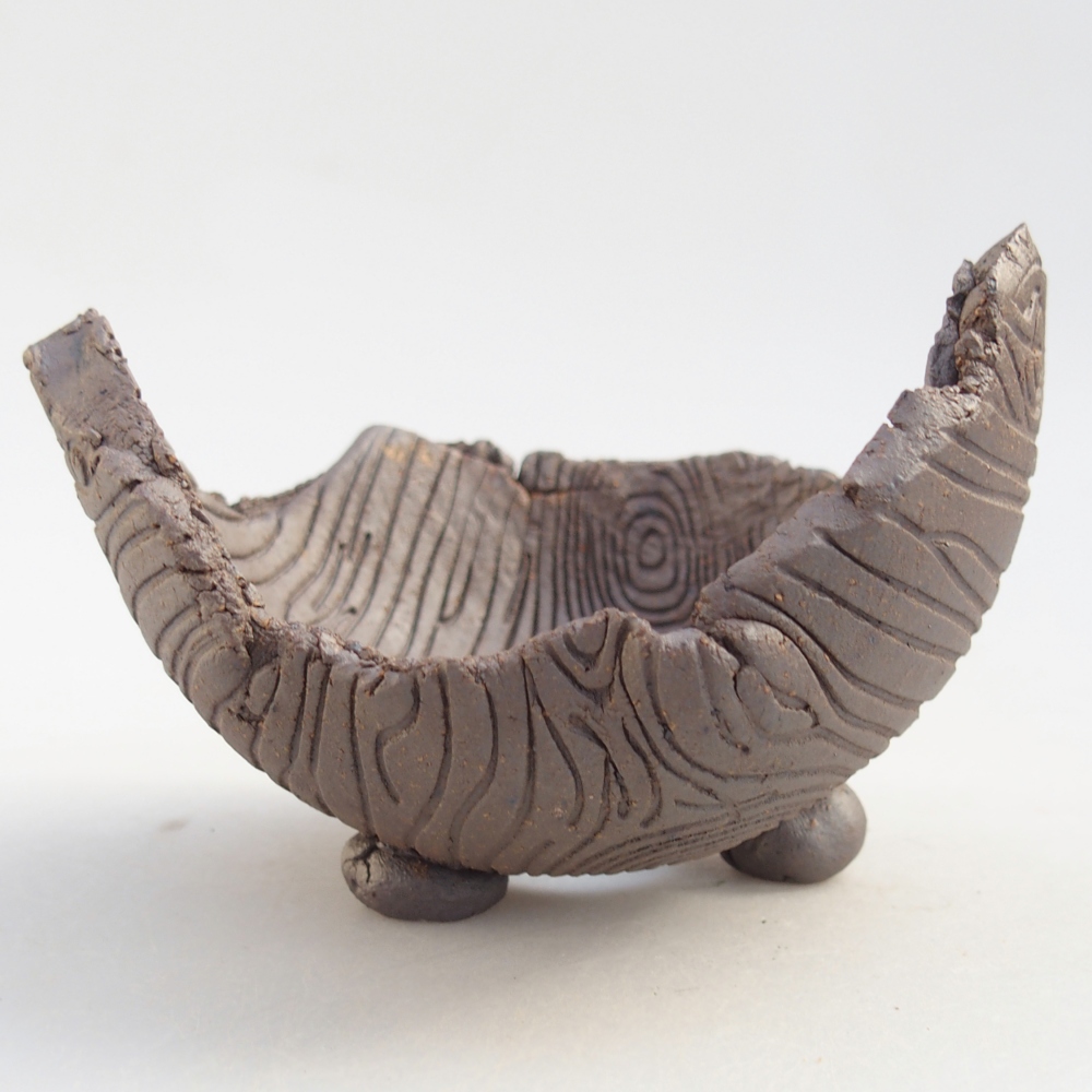 Conchiglia in ceramica 10 x 10 x 7,5 cm , colore metallizzato