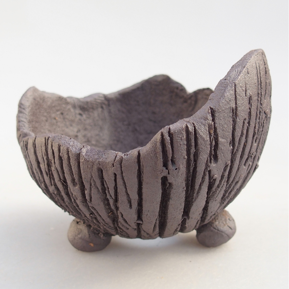 Conchiglia in ceramica 8,5 x 8 x 6,5 cm, colore metallizzato