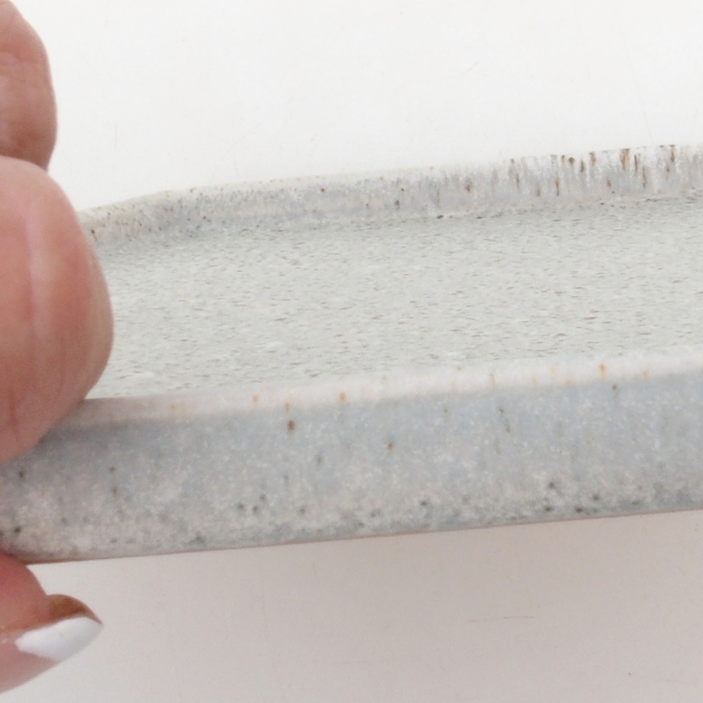 Piattino in ceramica H53 - 18,5 x 17 x 1 cm - beige