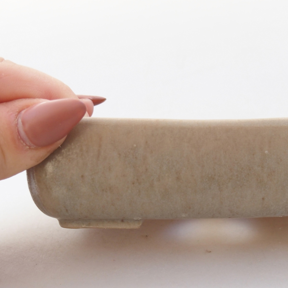 Ciotola bonsai in ceramica 26 x 26 x 8 cm, colore rosso