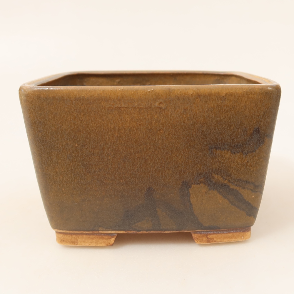 Ciotola bonsai in ceramica 13 x 13 x 8 cm, marrone