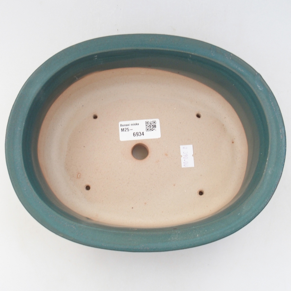 Ciotola bonsai in ceramica 26 x 26 x 8 cm, colore rosso