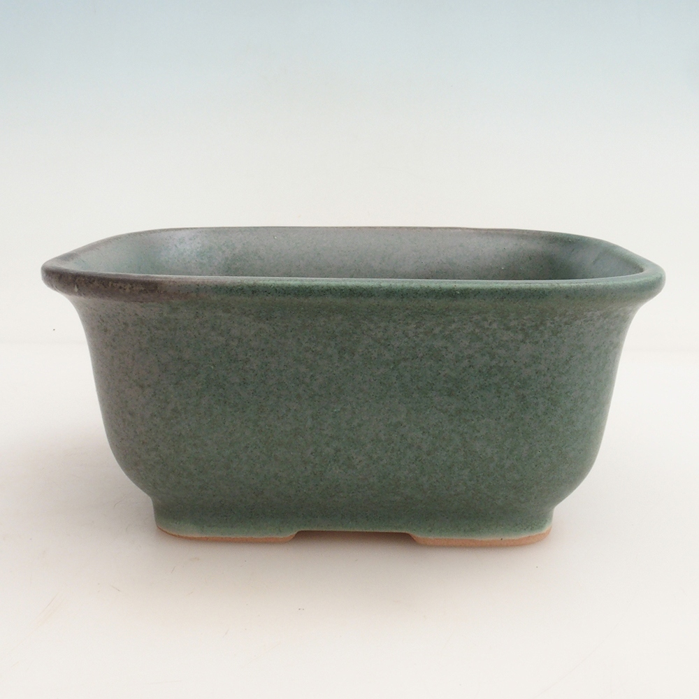 Ciotola per bonsai H36 - 17 x 15 x 7,5 cm - verde
