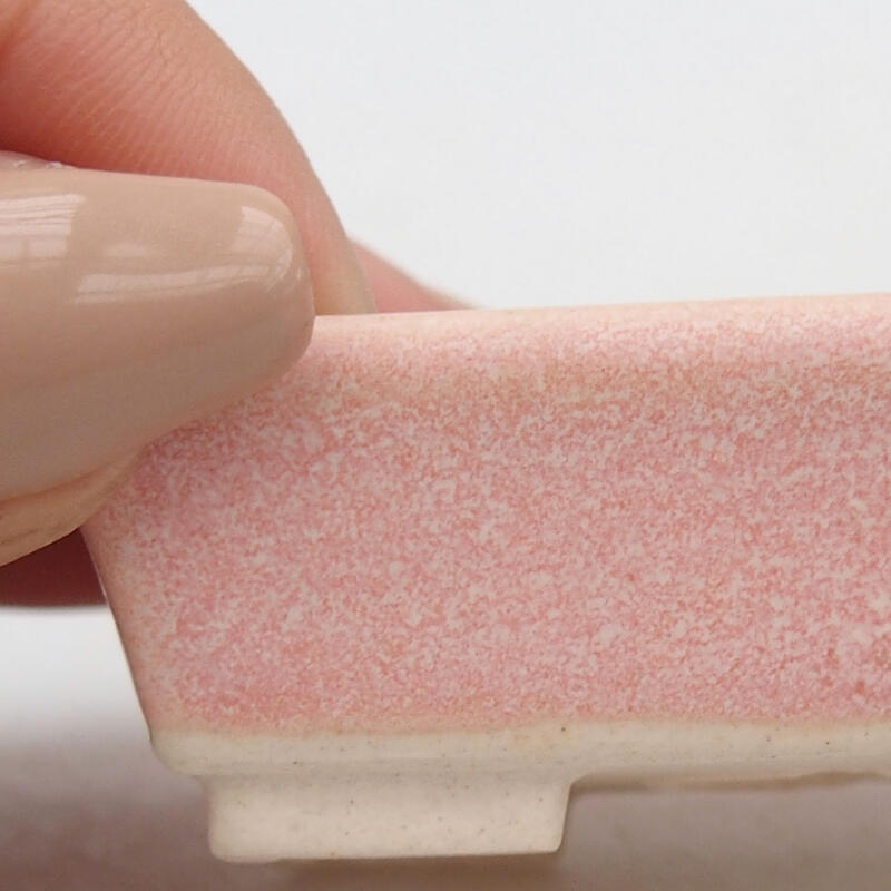 Ciotola per mini bonsai 5,5 x 3 x 2 cm, rosa