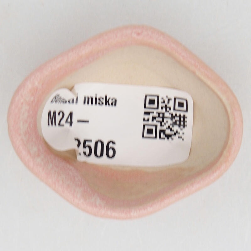 Ciotola per mini bonsai 5 x 4 x 2 cm, rosa