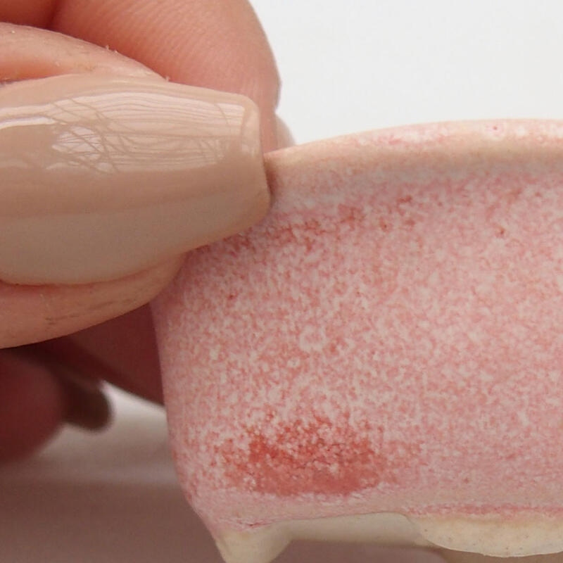 Ciotola per mini bonsai 5 x 4 x 2 cm, rosa