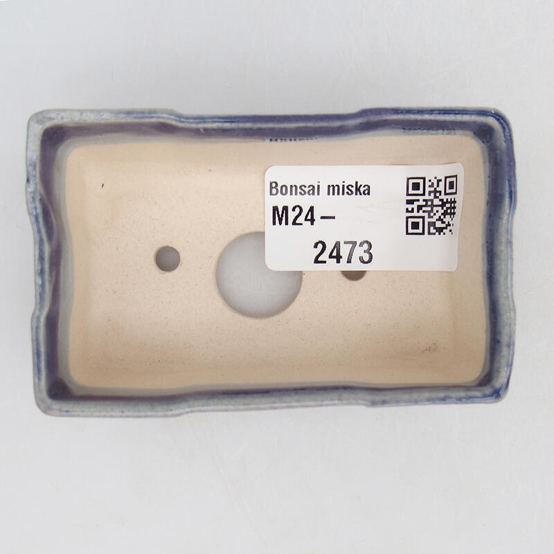 Mini bonsai 7,5 x 4,5 x 2,5 cm, colore viola