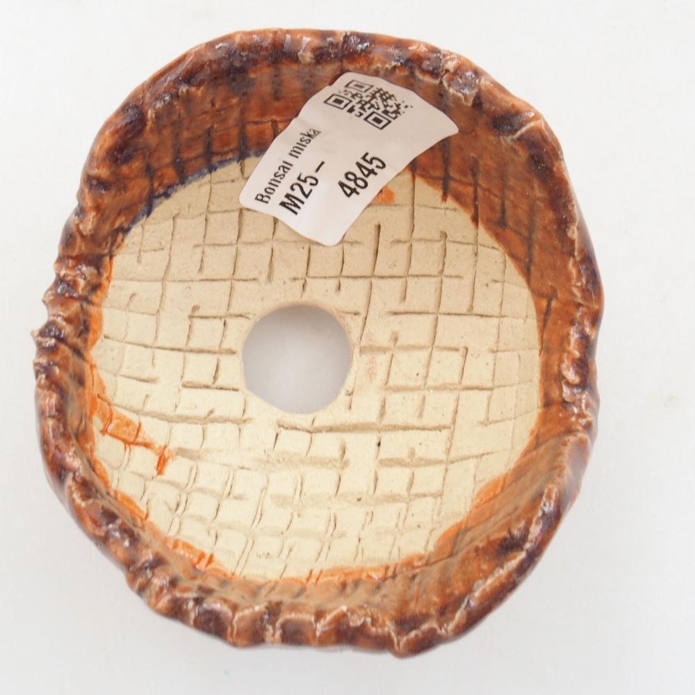 Conchiglia in ceramica 7,5 x 7 x 6 cm , colore marrone