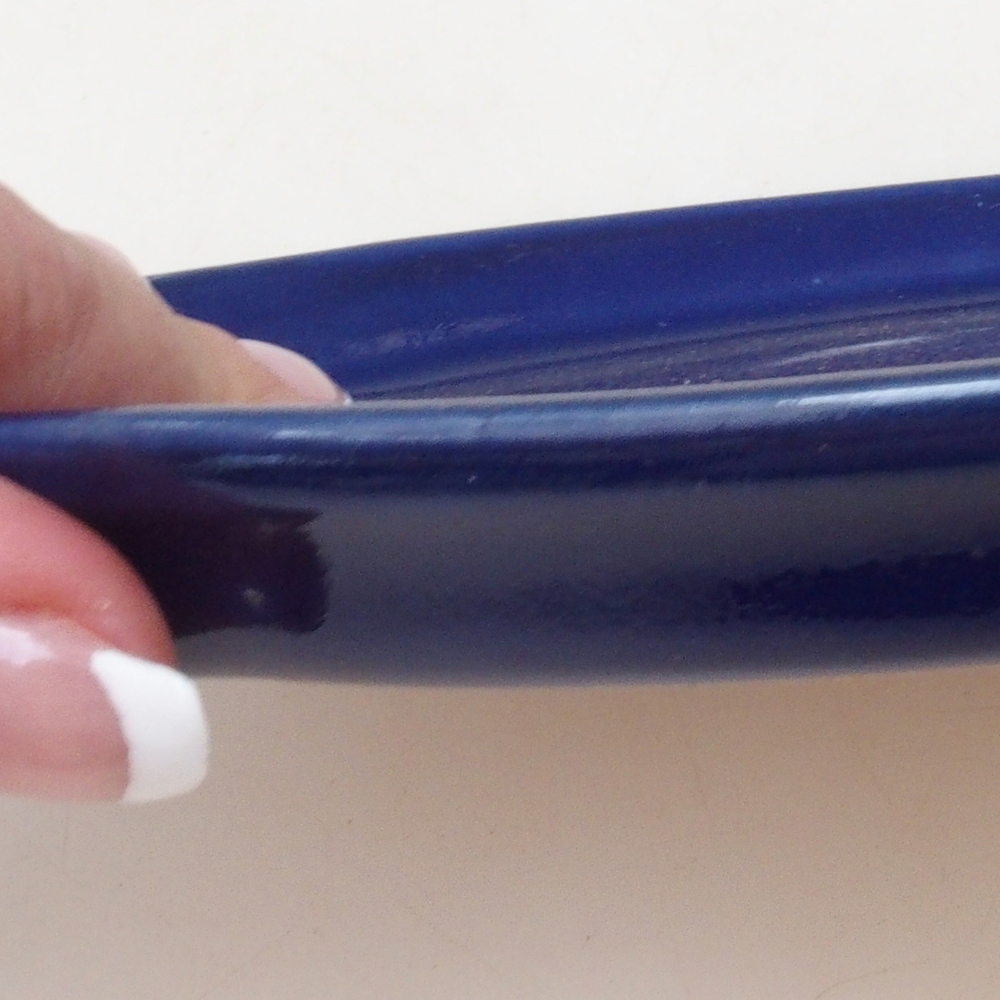 Ciotola in ceramica H75 - 18,5 x 13 x 1,5 cm - blu