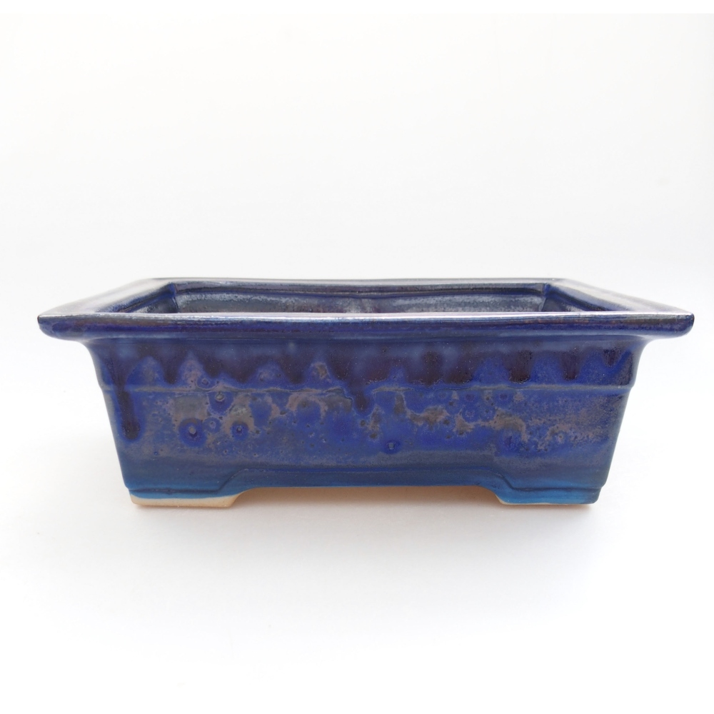 Ciotola bonsai in ceramica 22 x 17 x 5 cm, verde