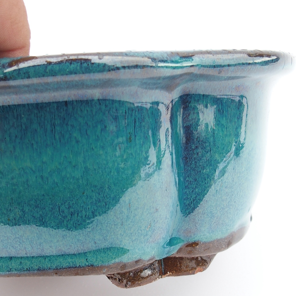 Ciotola 26 x 20 x 8,5 cm blu-verde