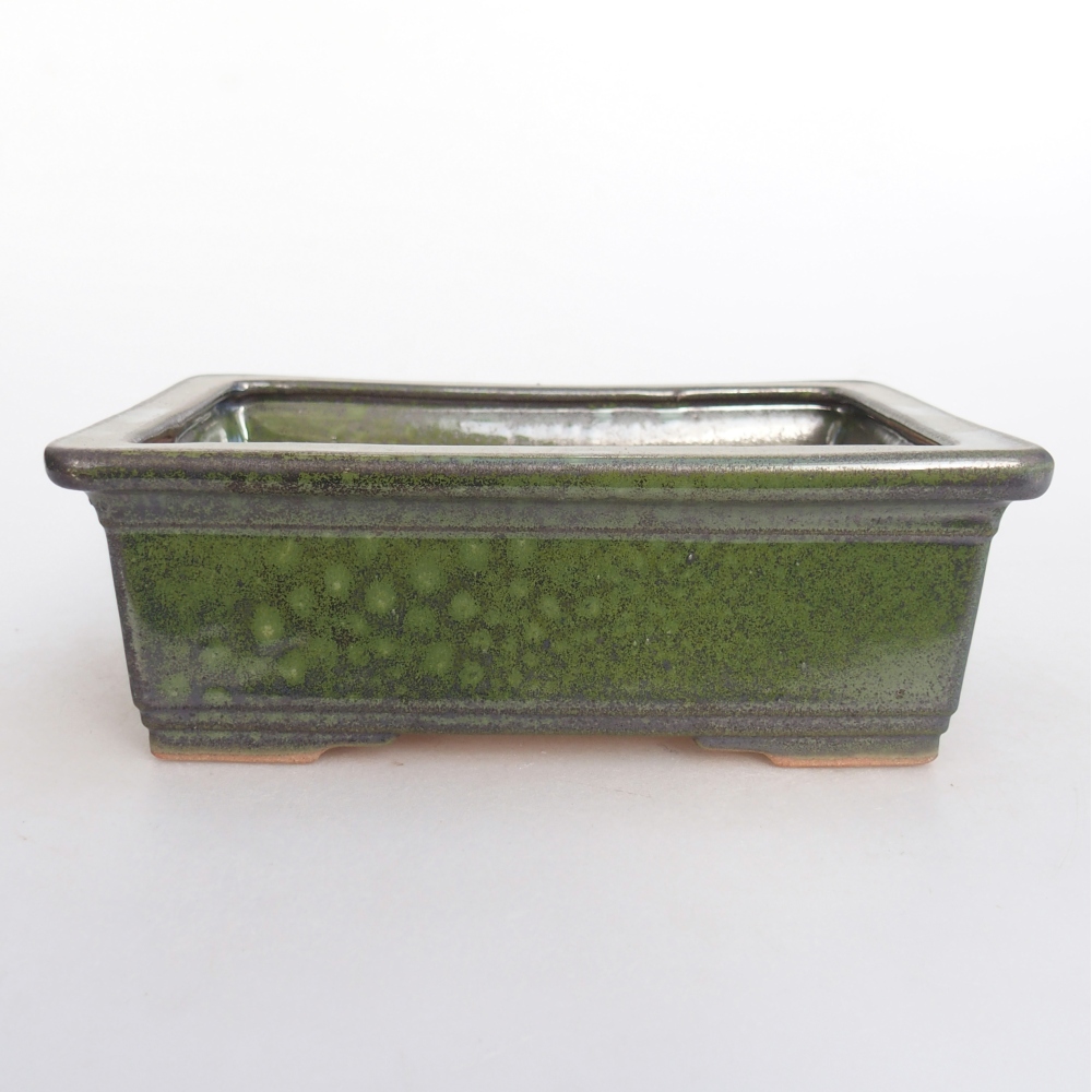 Ciotola bonsai in ceramica 26 x 26 x 8 cm, colore rosso