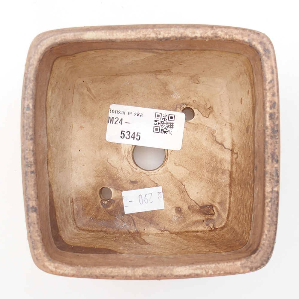 Ciotola bonsai in ceramica 10,5 x 10,5 x 7 cm, rosa