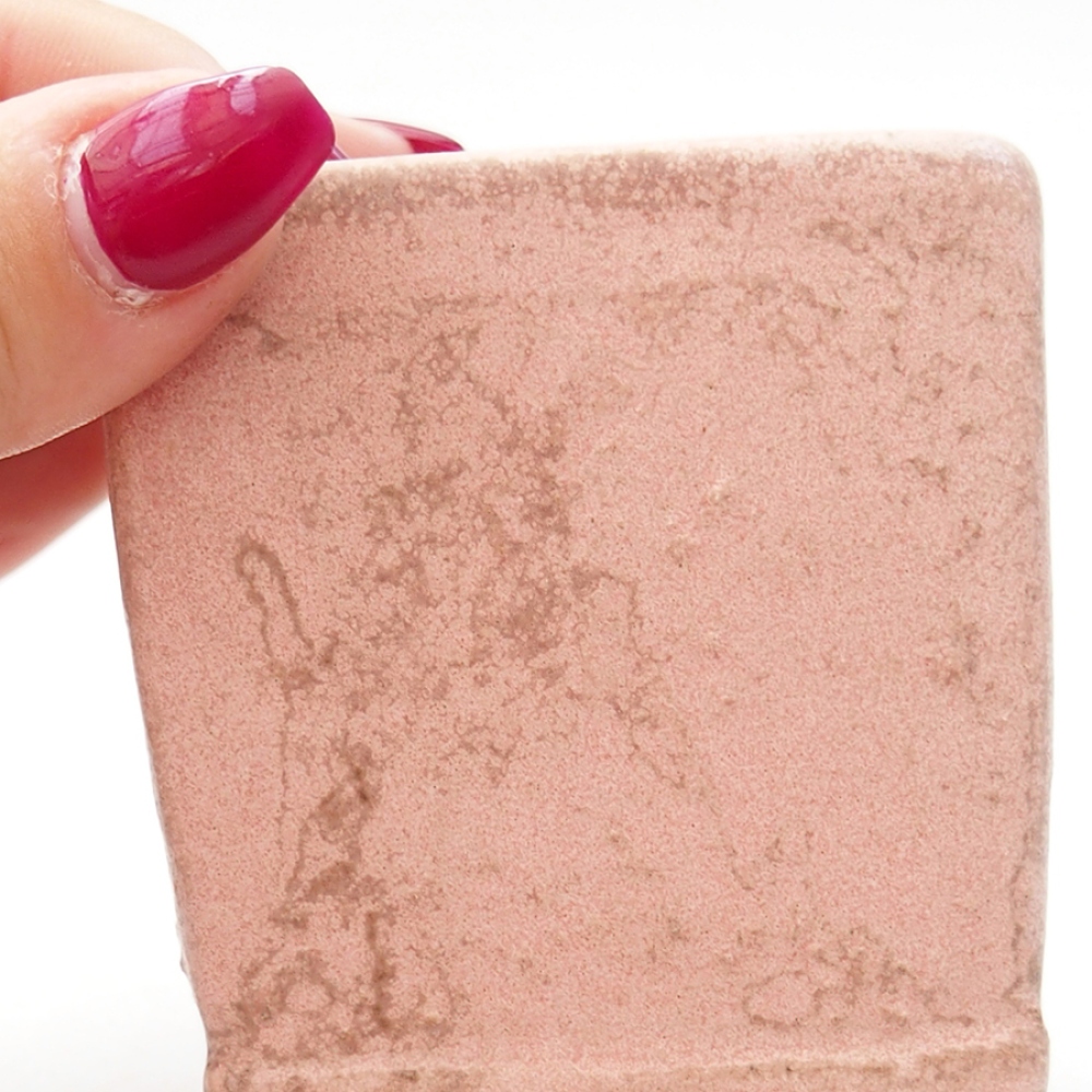 Ciotola bonsai in ceramica 6,5 x 6,5 x 7 cm, rosa