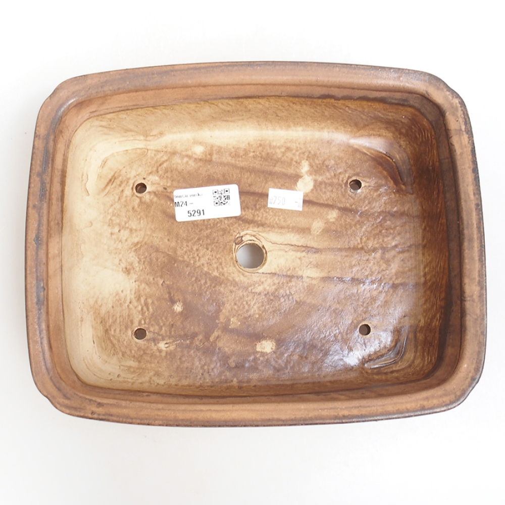 Ciotola bonsai in ceramica 25 x 20 x 7,5 cm, rosa