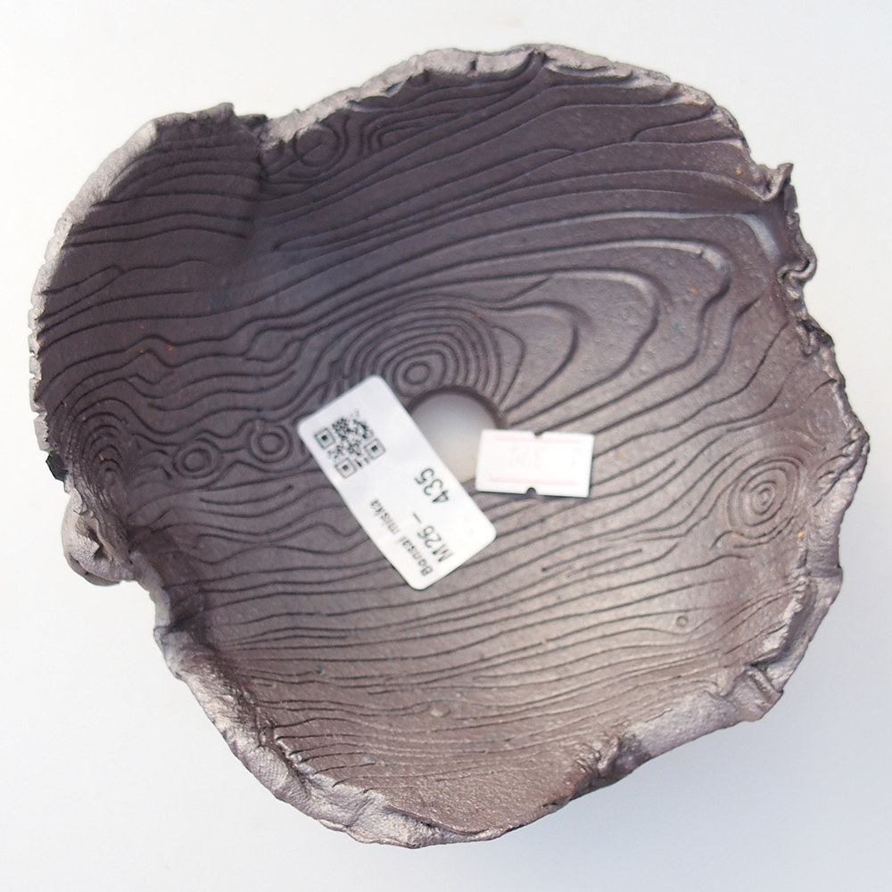 Conchiglia in ceramica 13,5 x 12,5 x 8,5 cm , colore metallizzato