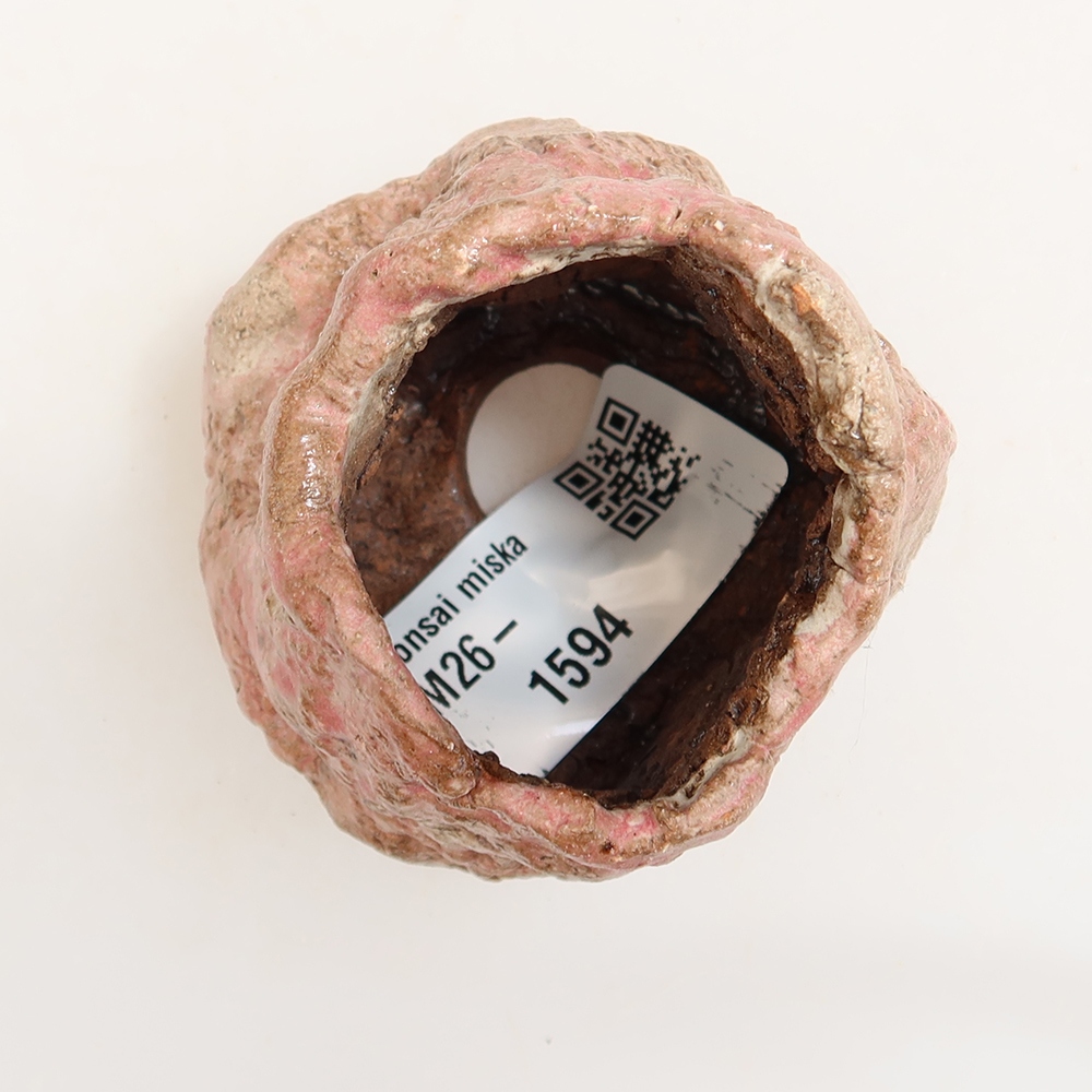 Guscio in ceramica  4 x 4 x 6 cm, colore rosa