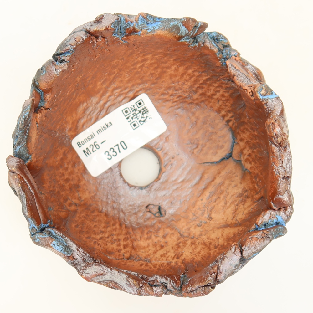 Guscio in ceramica 10,5 x 10 x 7,5 cm, colore blu