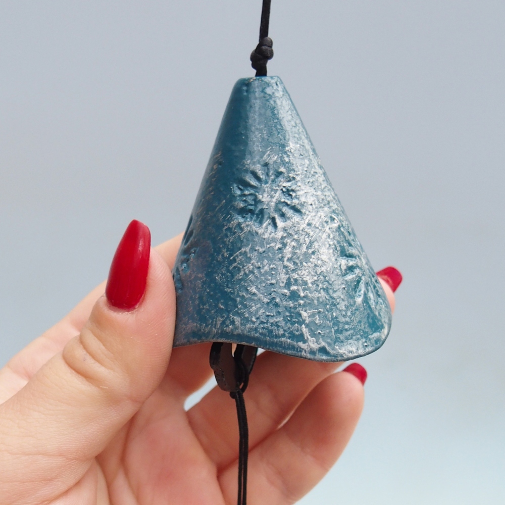 Campana in metallo, colore blu