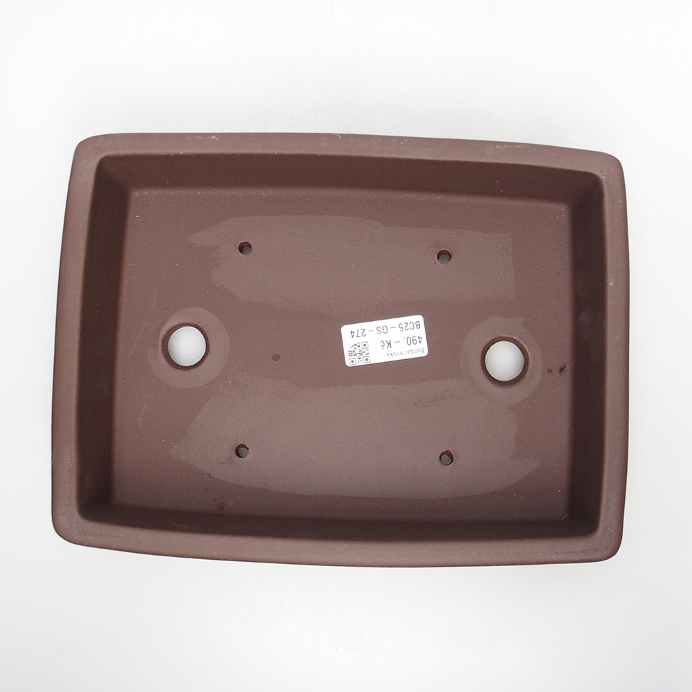 Ciotola 25 x 20 x 6 cm marrone