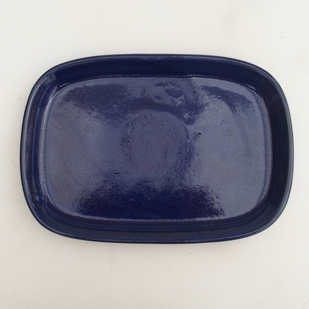 Ciotola bonsai + piattino H25 - 23 x 17 x 5,5 cm - blu
