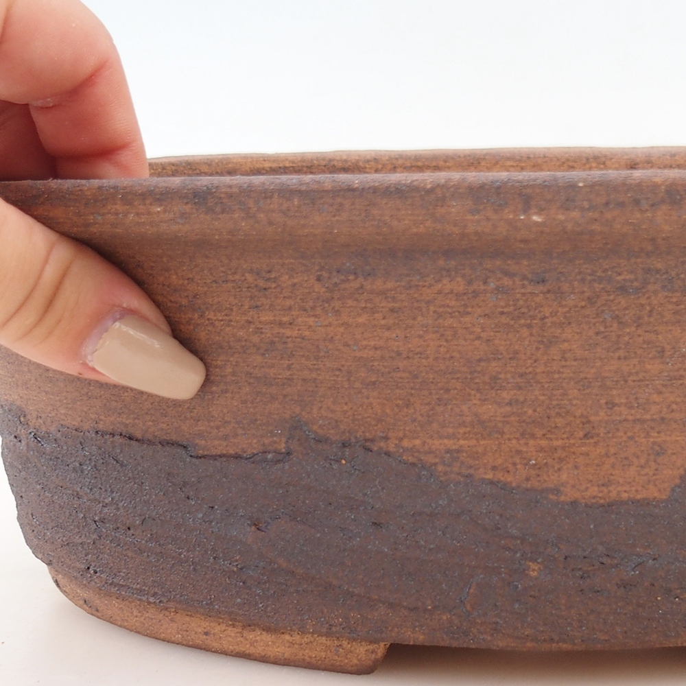 Ciotola per bonsai 28,5 x 22 x 8,5 cm , colore marrone