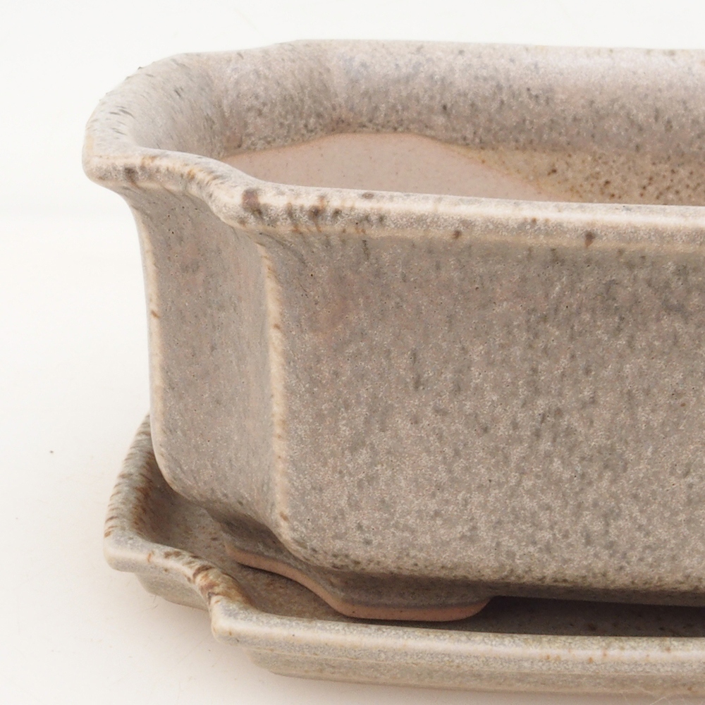 Ciotola bonsai + piattino H01 - beige