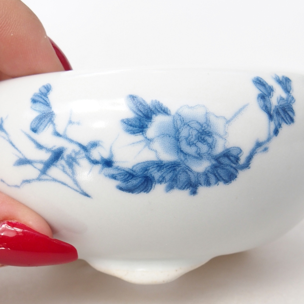 Ciotola per bonsai in ceramica 10 x 10 x 5 cm, colore bianco