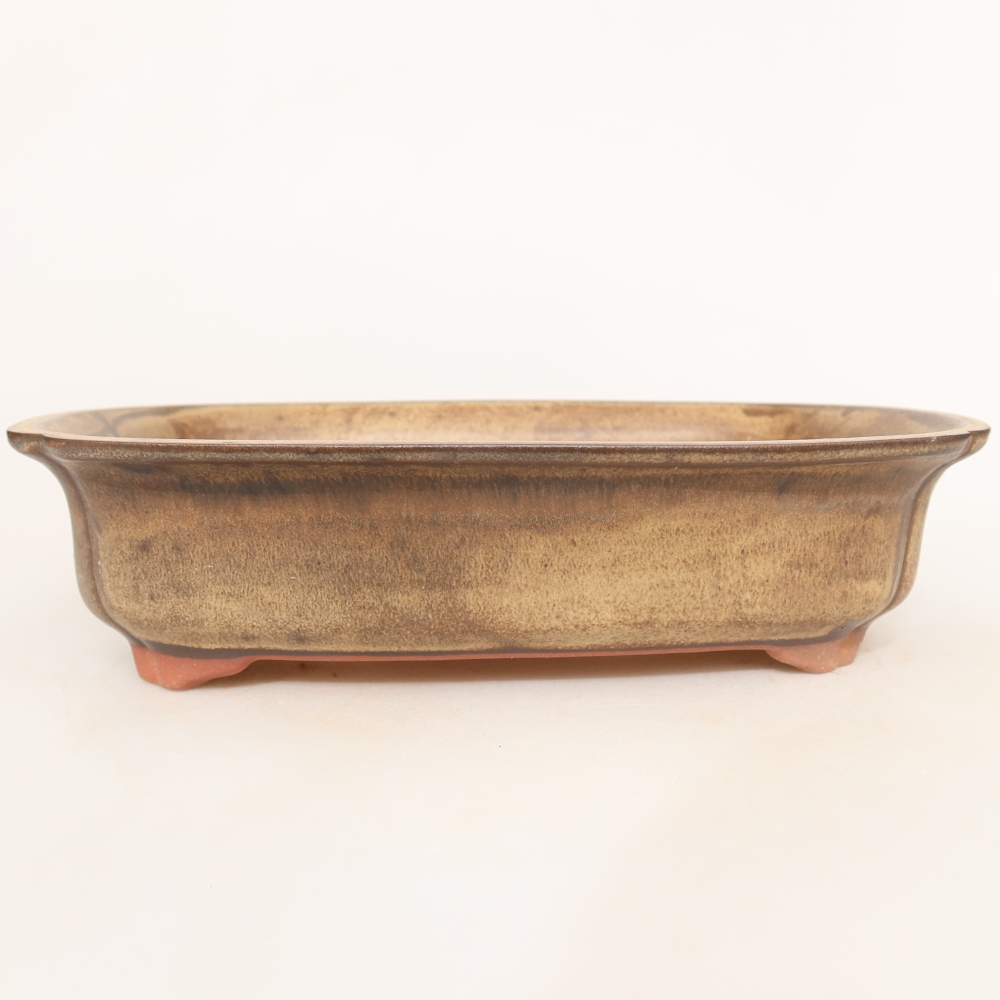 Ciotola in ceramica  24 x 17 x 6 cm, colore marrone