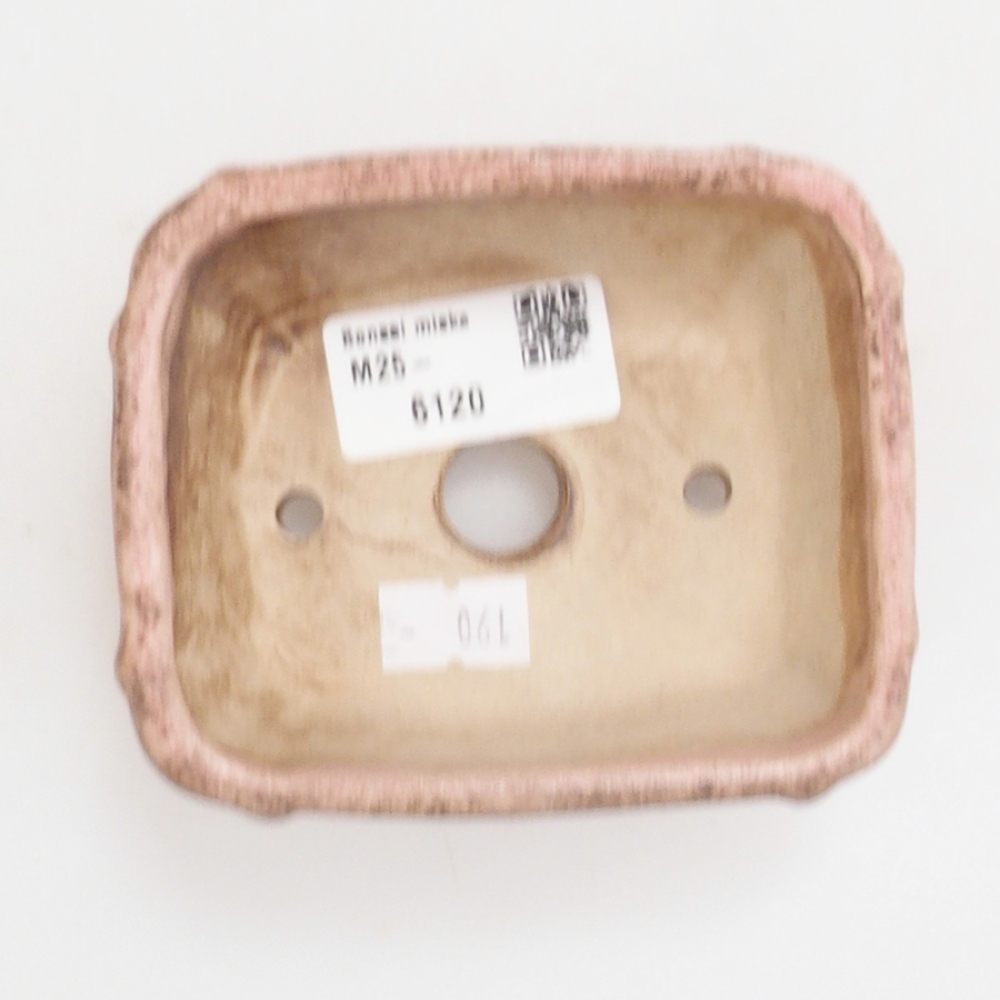 Ciotola per bonsai in ceramica 10 x 8,5 x 4 cm, marrone