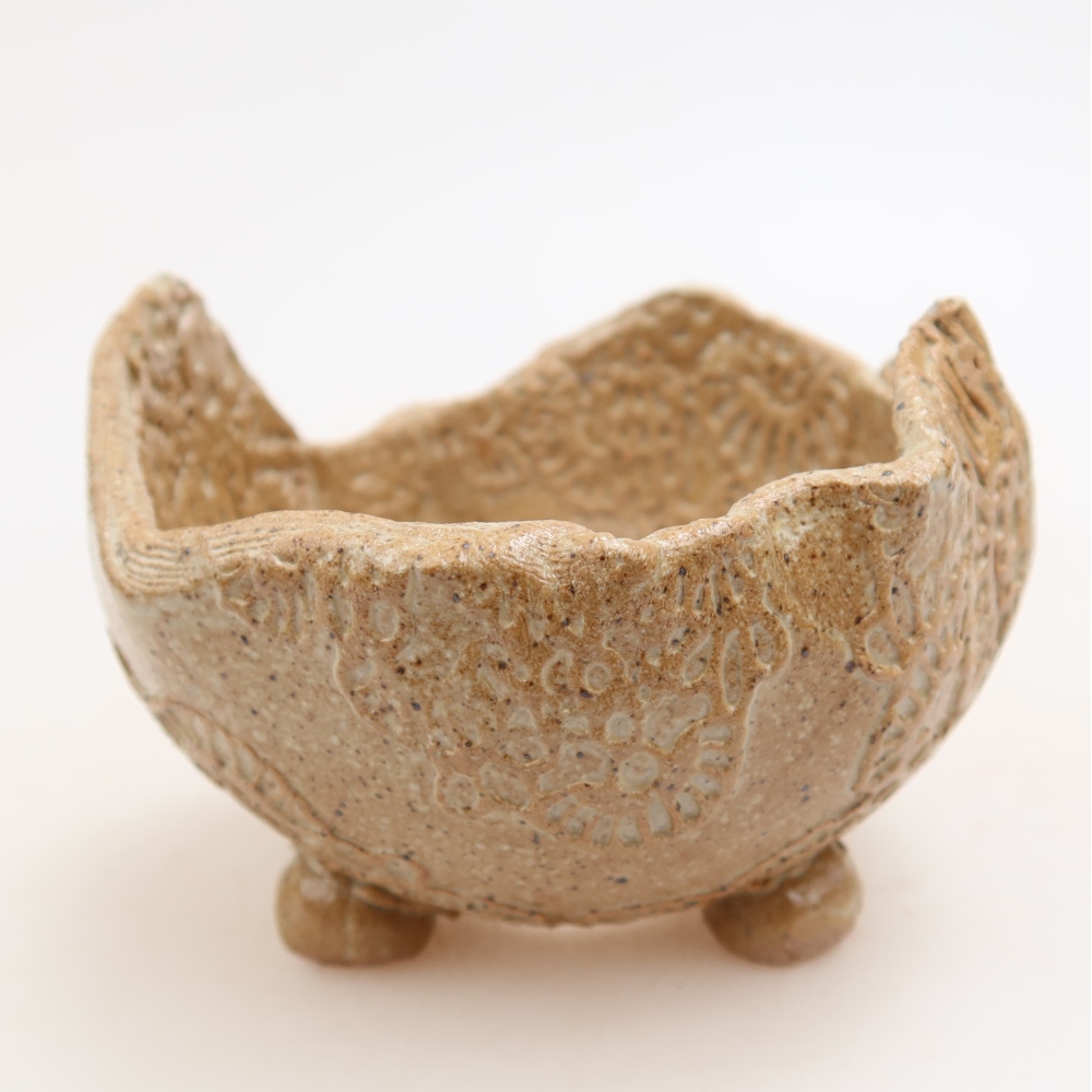 Conchiglia in ceramica 9 x 8 x 6 cm , colore beige