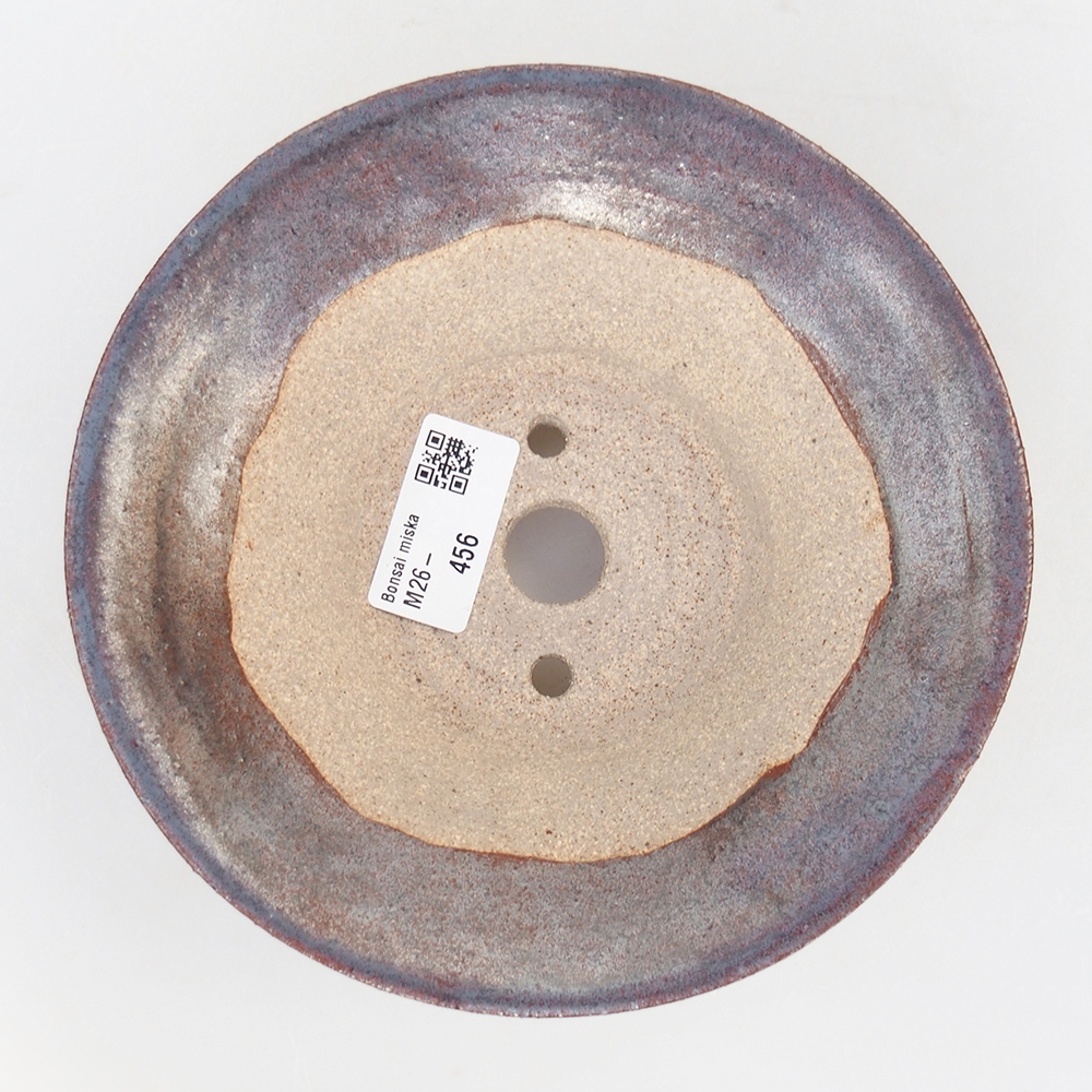 Ciotola per bonsai in ceramica 16 x 16 x 7 cm, marrone