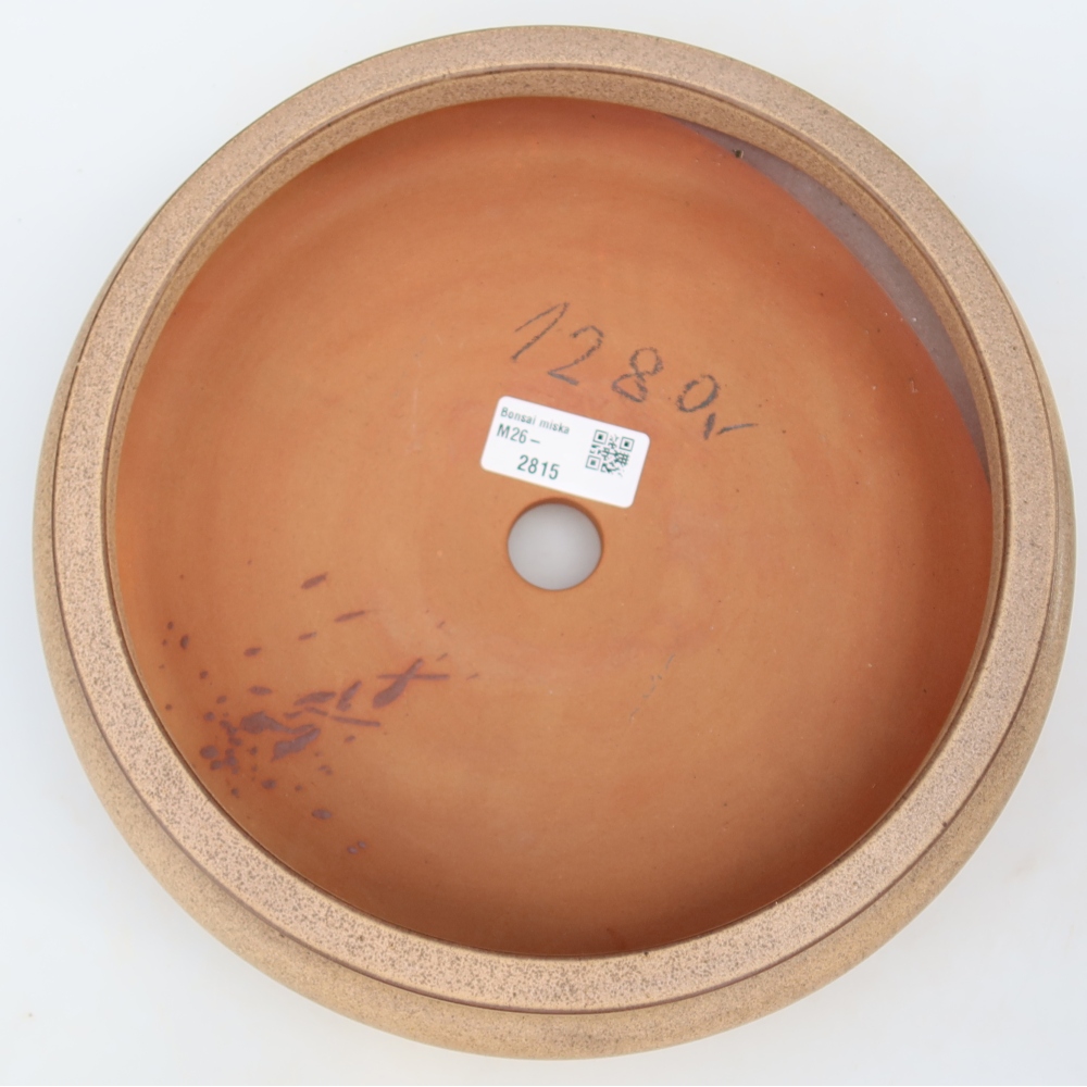 Ciotola in ceramica  23 x 23 x 7 cm, colore beige