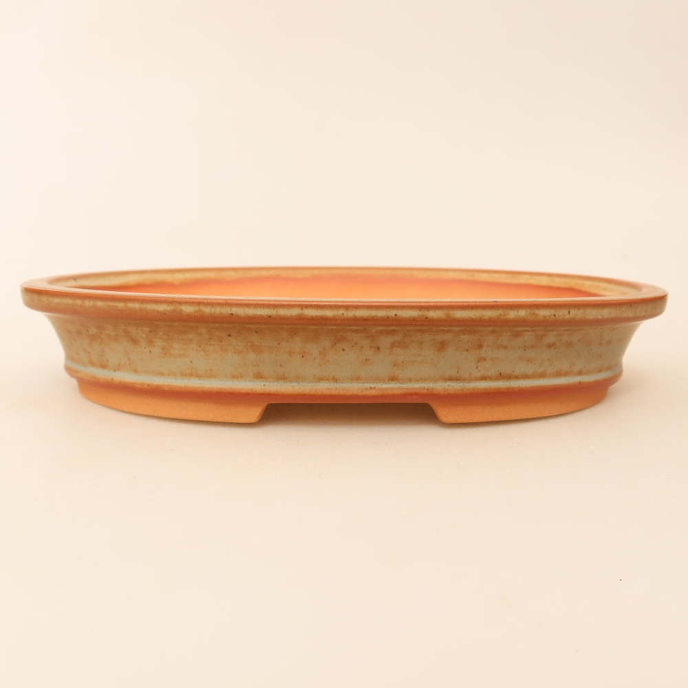Ciotola in ceramica  21 x 14,5 x 3,5 cm, colore beige