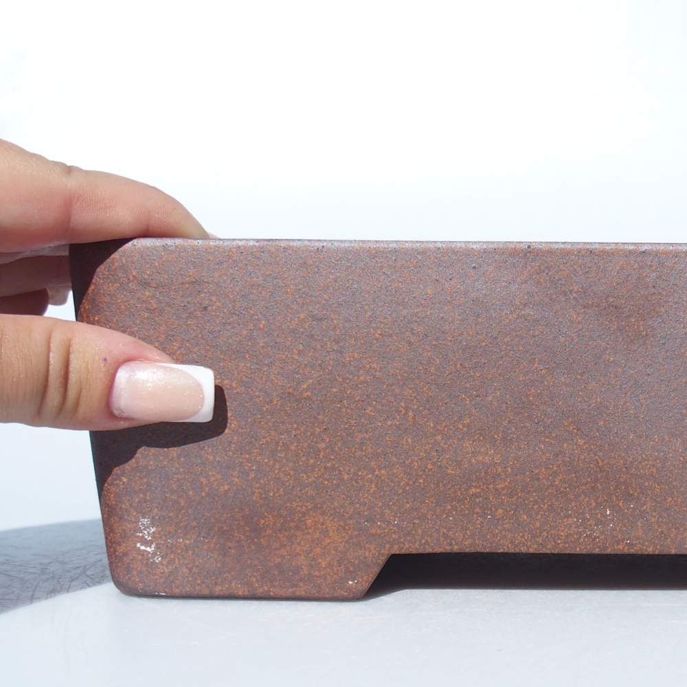 Ciotola 23 x 14 x 7 cm marrone